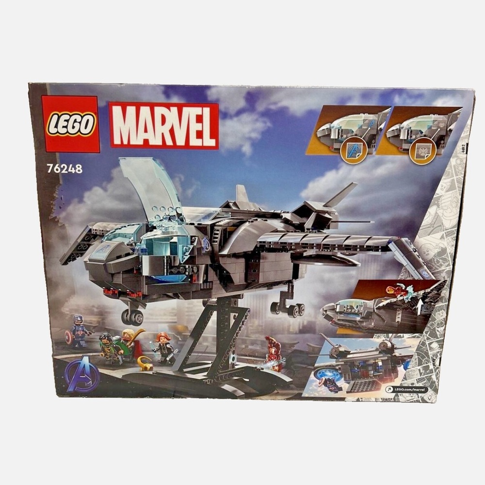 New LEGO Marvel Avengers Black and Gray Jet Set